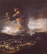 Francisco Goya Colossus Spain oil painting artist